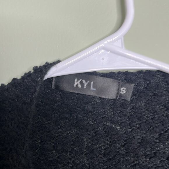Kyl Black Chunky Cardigan Small - Picture 2 of 4